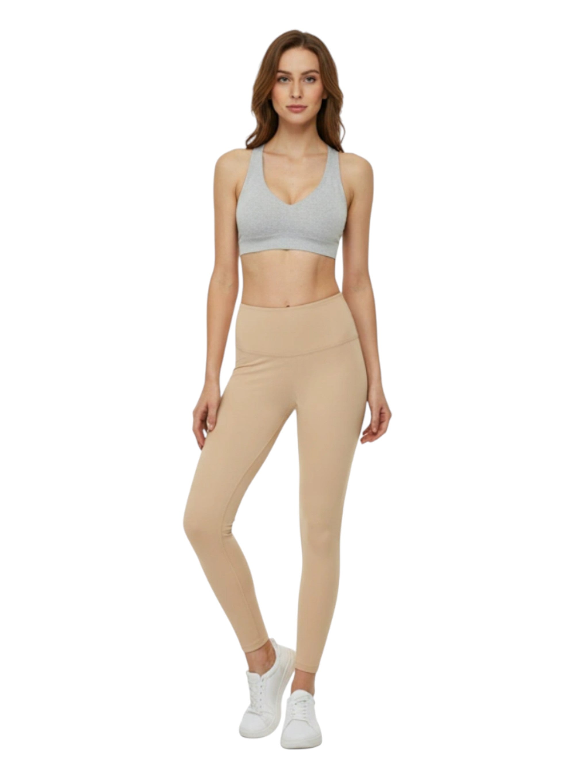 Image for Women's Plain Legging,Beige