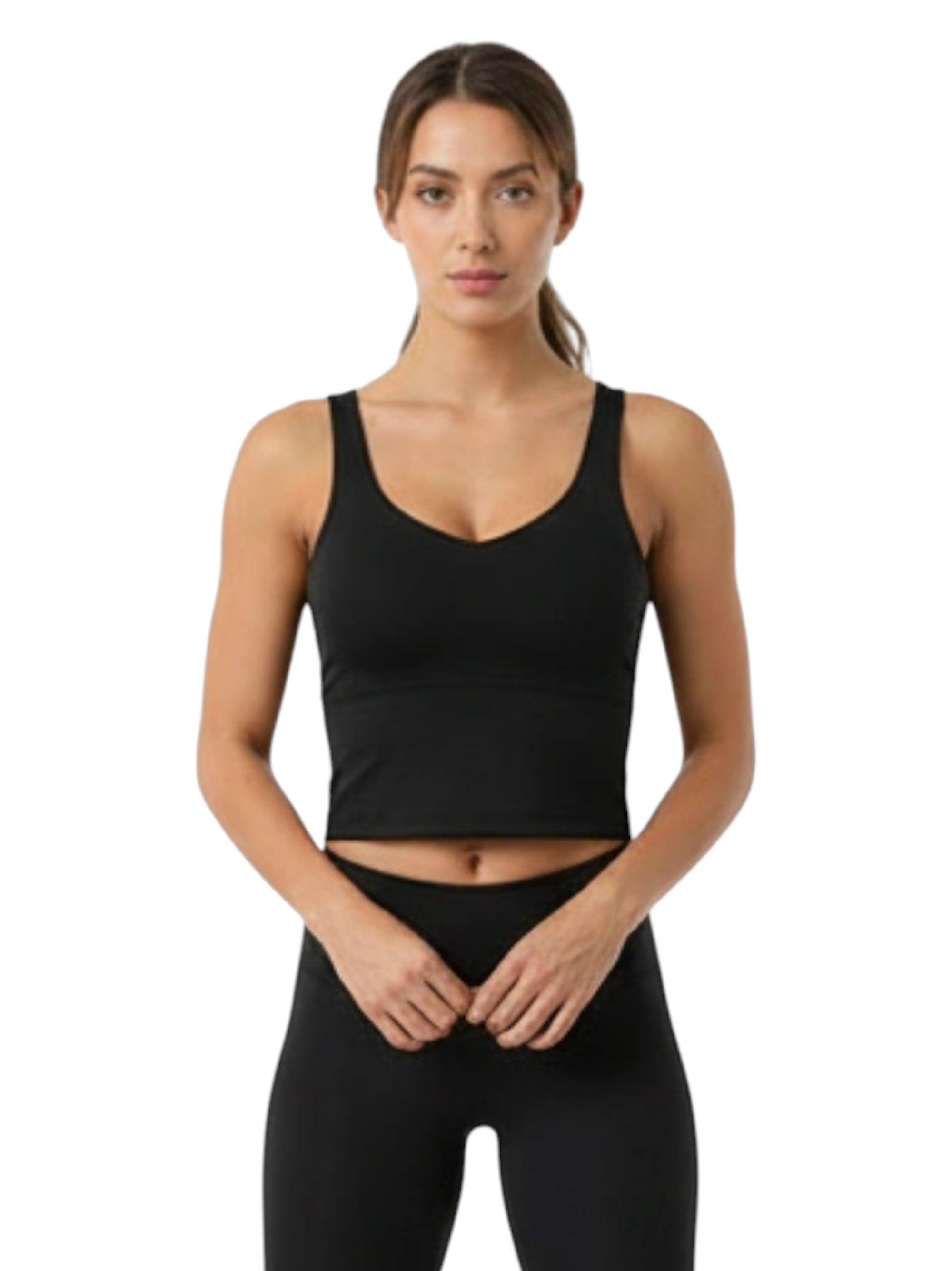 Image for Women's Plain Sport Bra,Black
