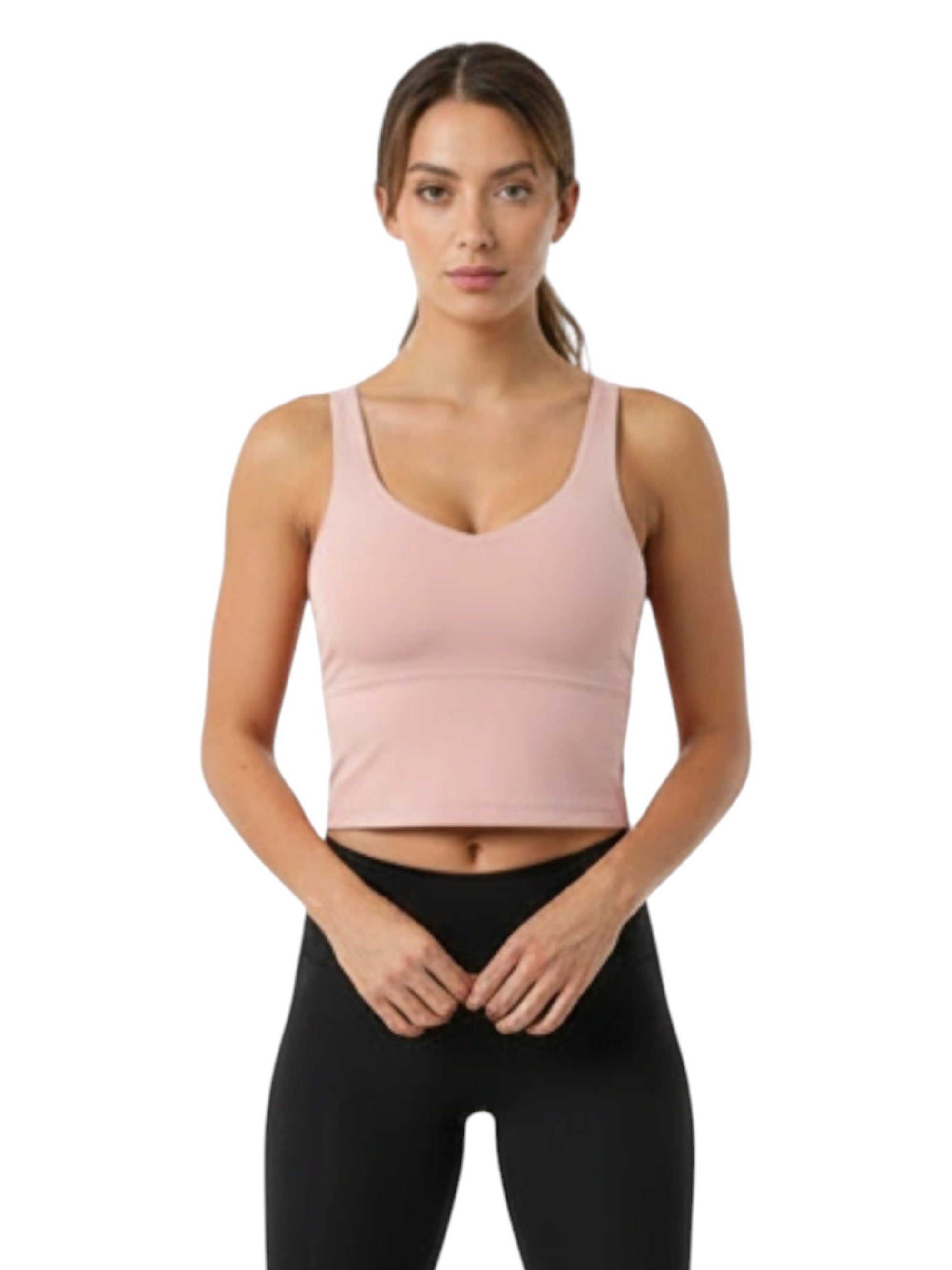 Image for Women's Plain Sport Bra,Rose