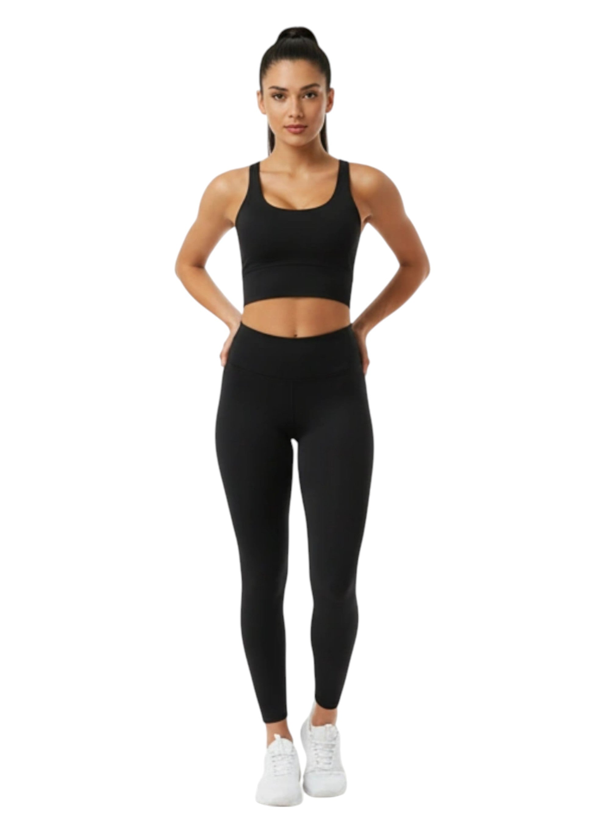 Image for Women's Plain Sport Bra,Black