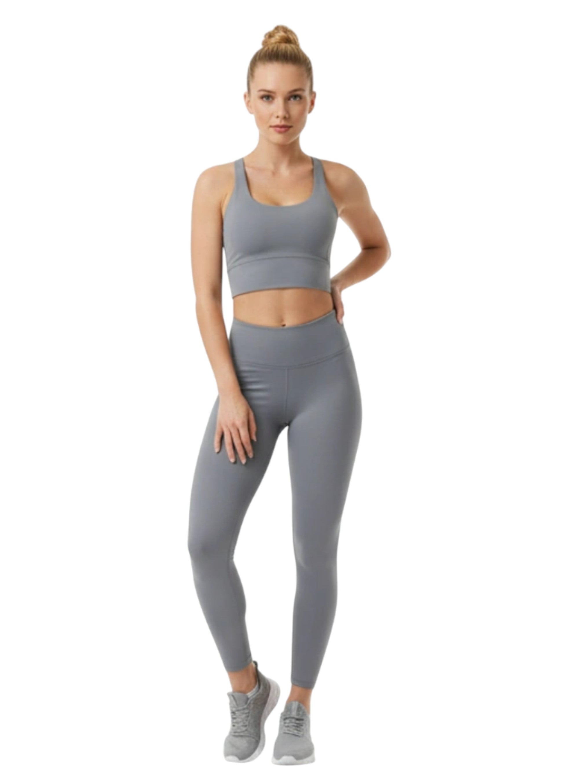 Image for Women's Plain Sport Bra,Grey