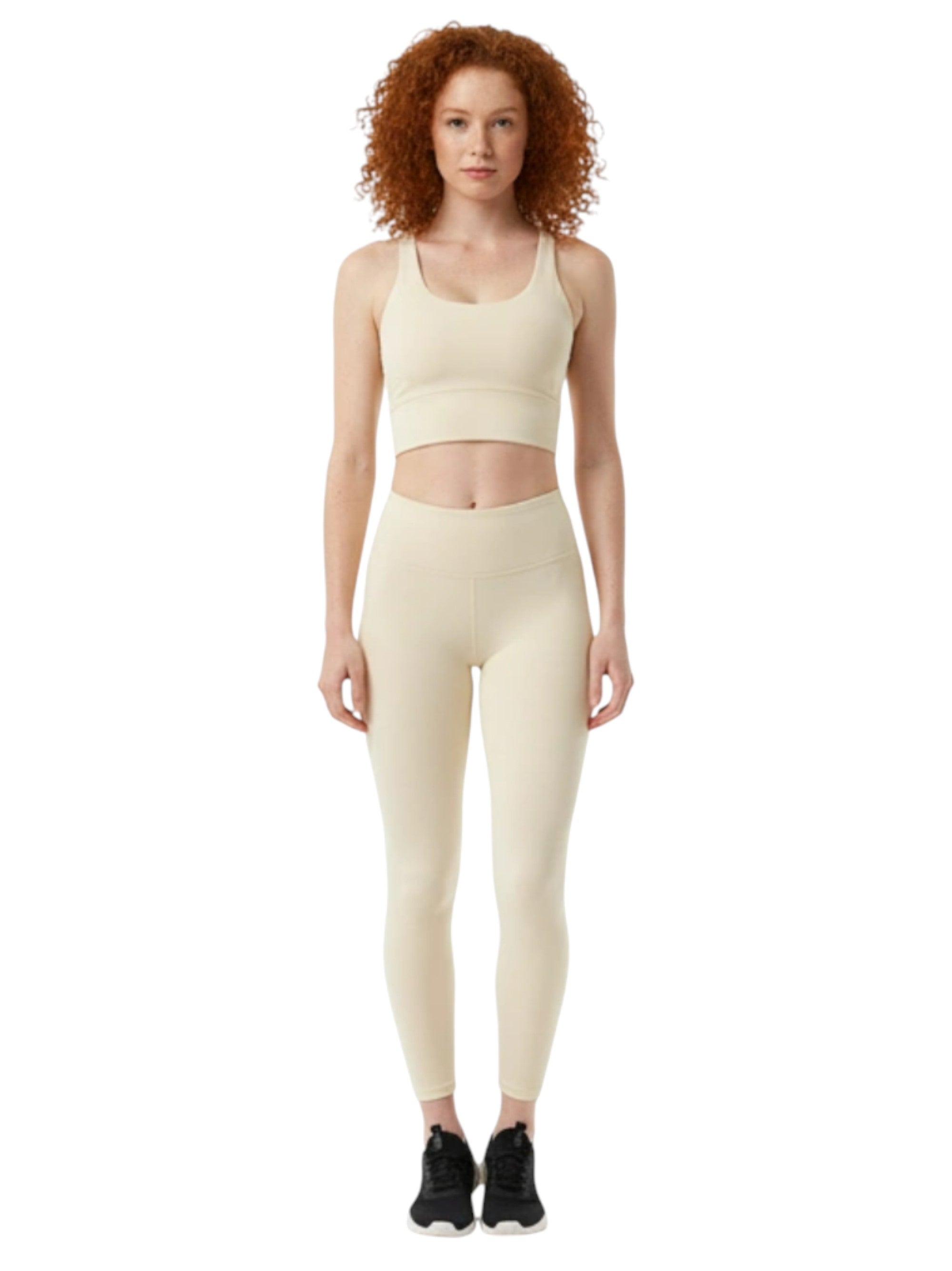 Image for Women's Plain Sport Bra,Light Yellow