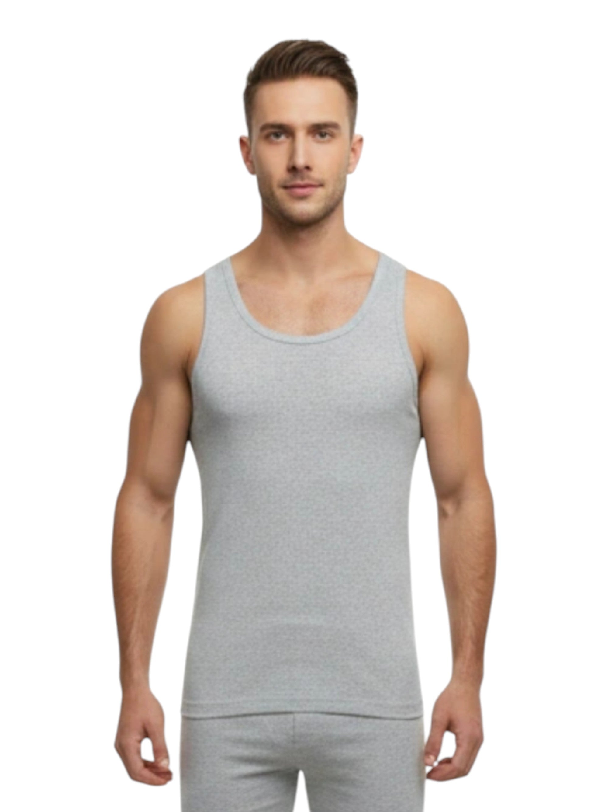 Image for Men's Ribbed Sport Top,Grey