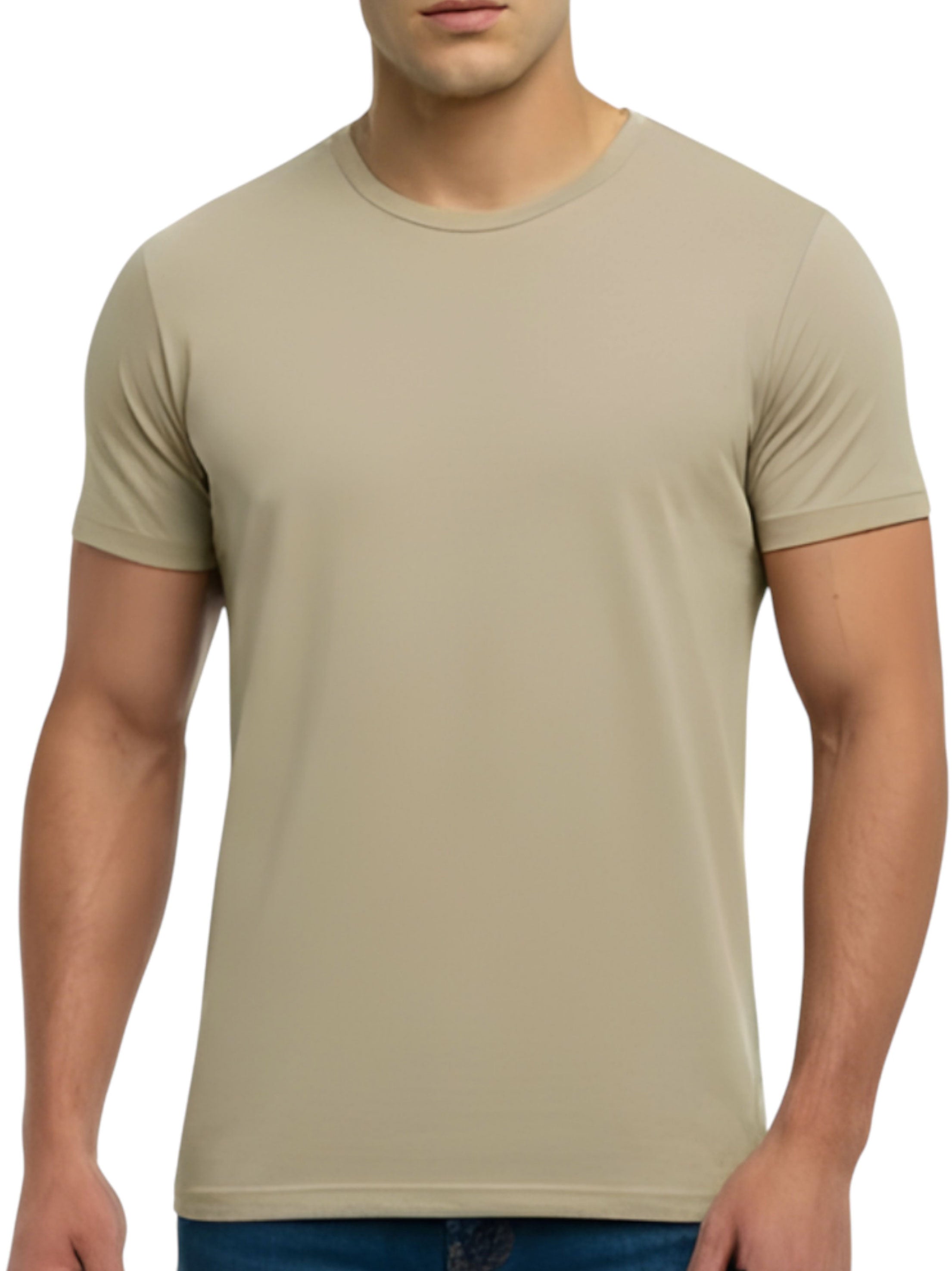 Image for Men's Plain Top,Olive