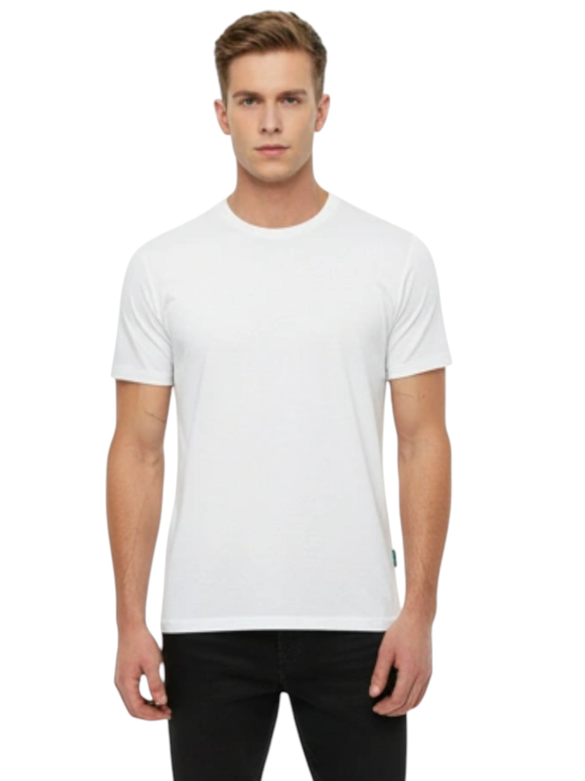 Image for Men's Plain Top,White