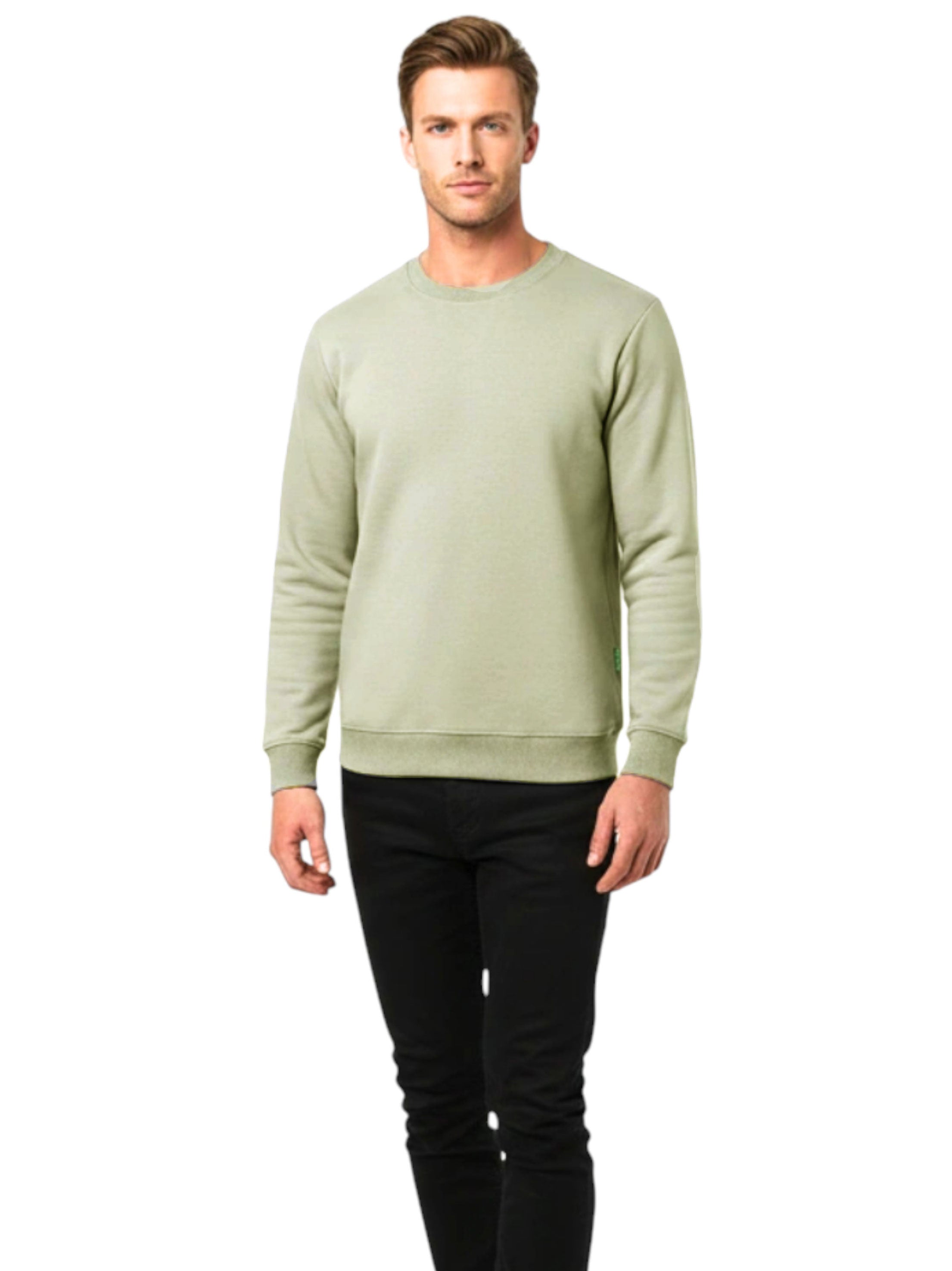 Image for Men's Plain Sweaters,Taupe