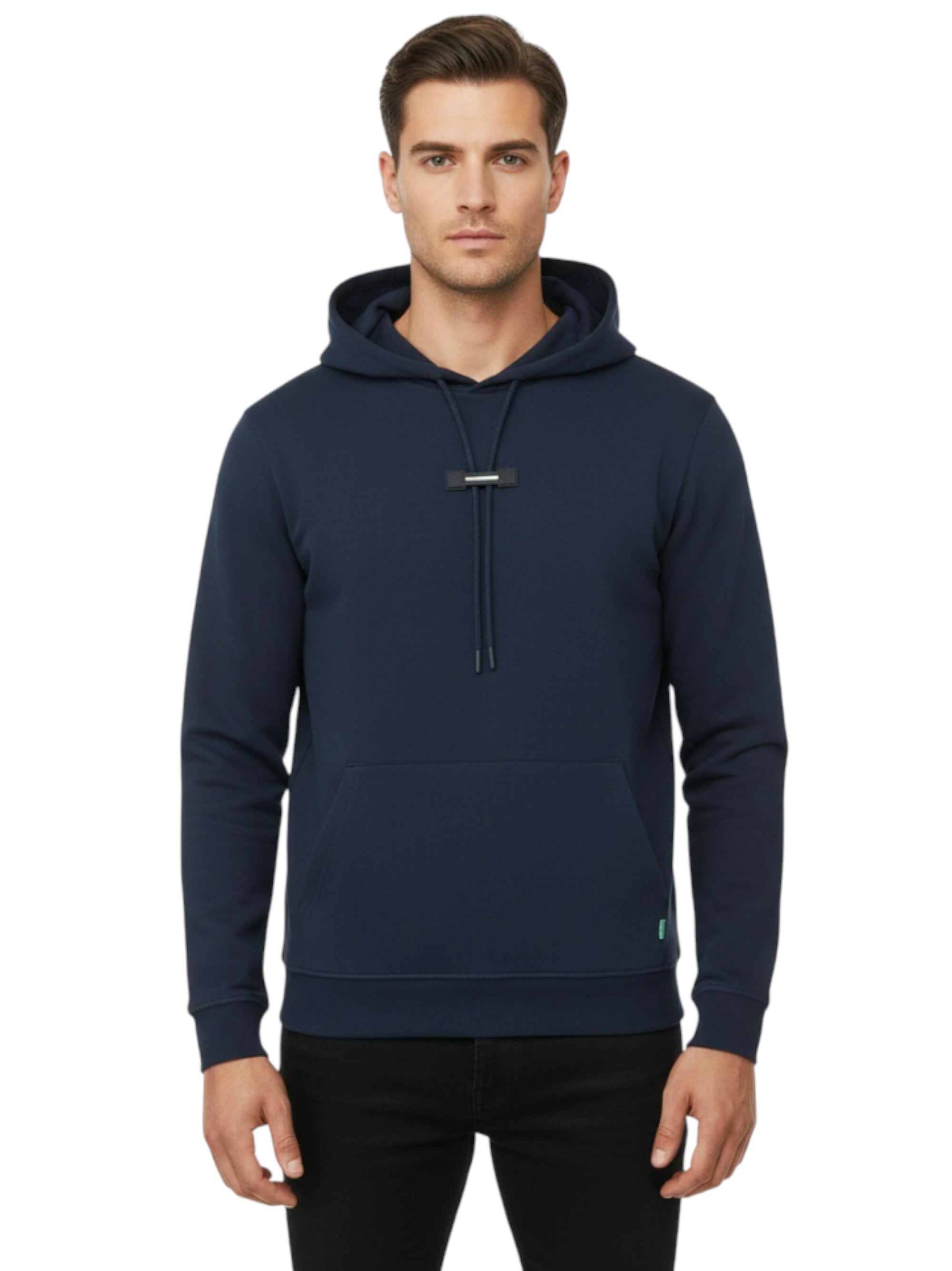 Image for Men's Plain Hoodie,Navy