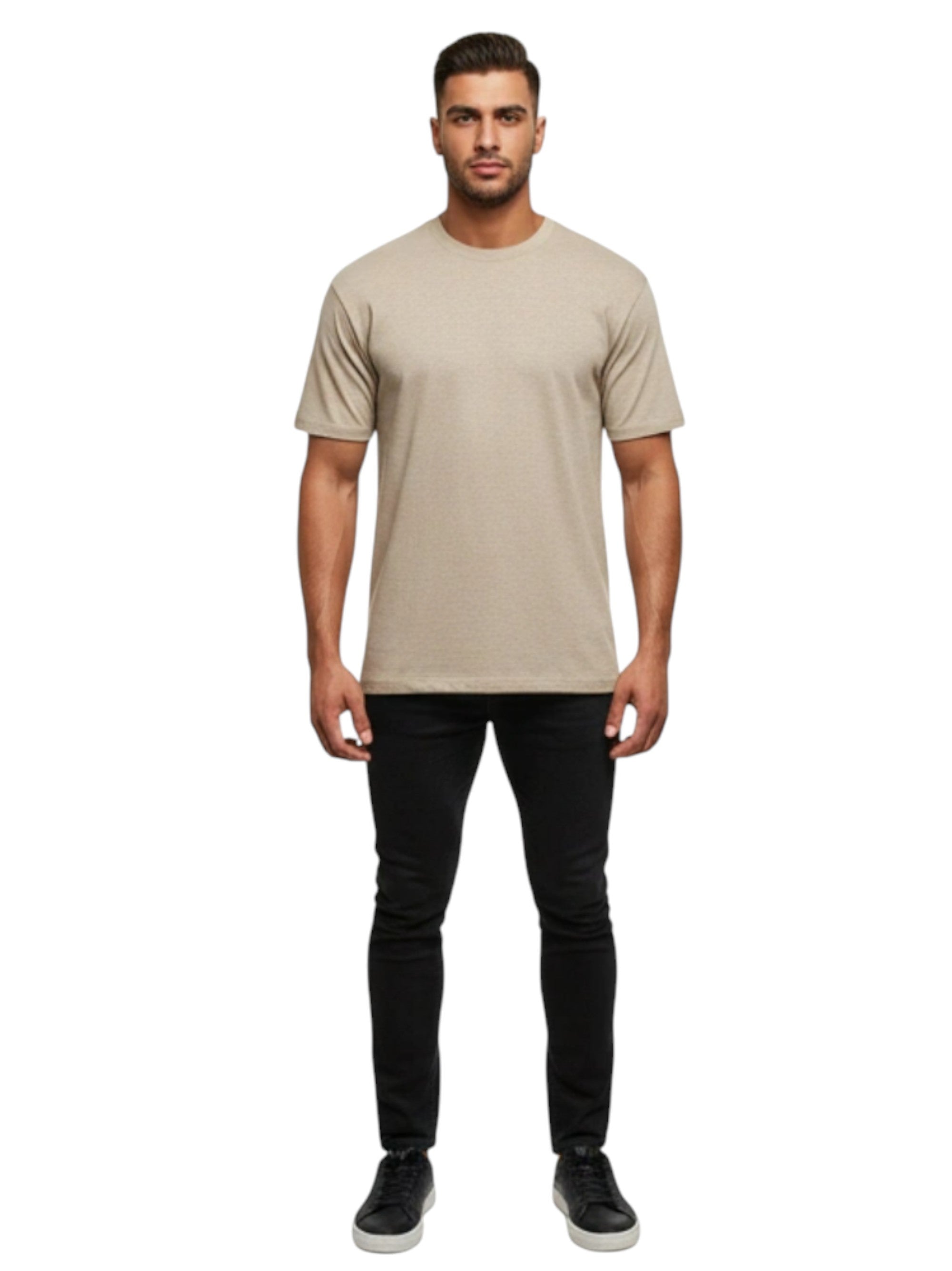 Image for Men's Plain Top,Taupe