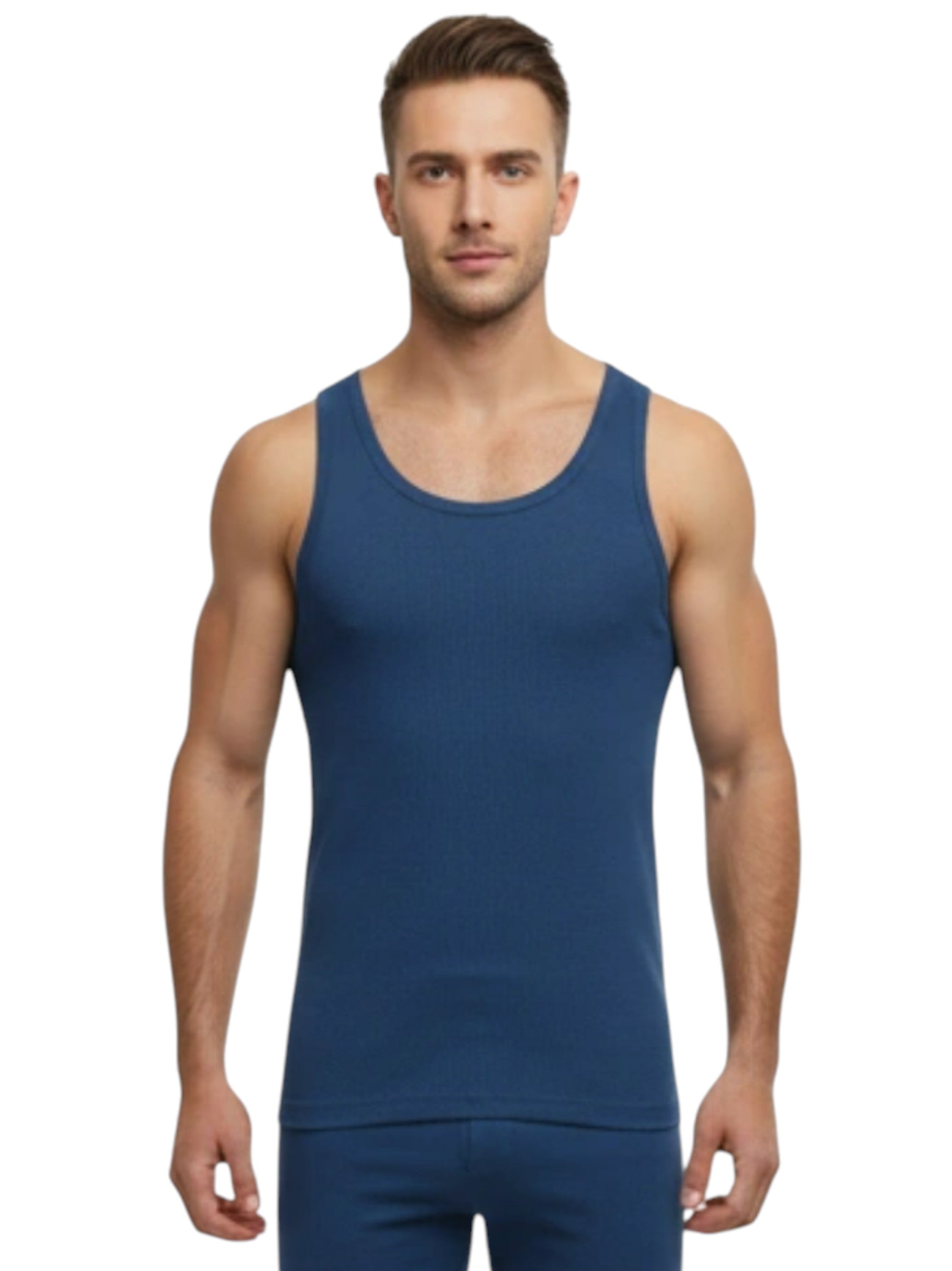Image for Men's Ribbed Sport Top,Navy