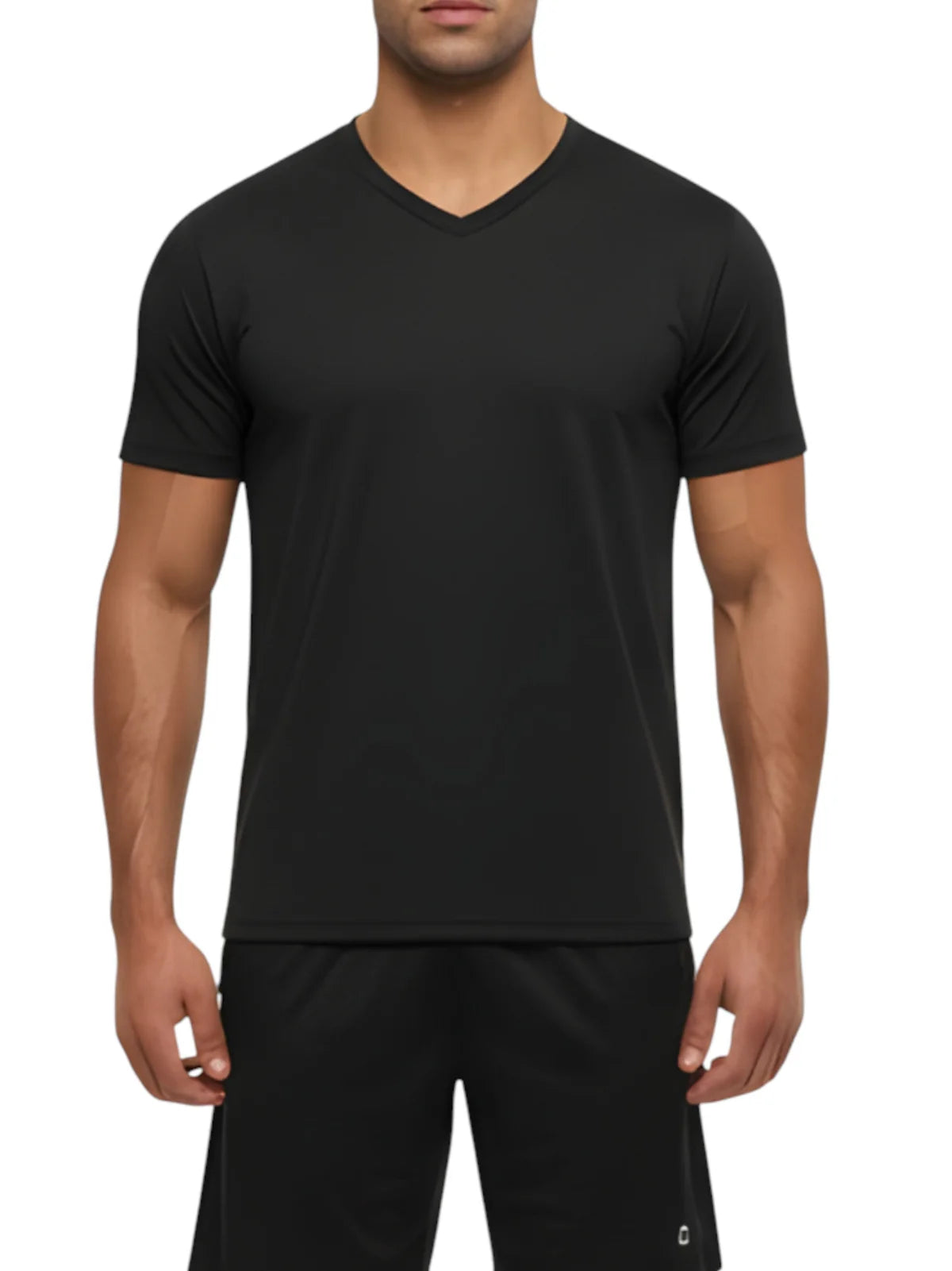 Men's Plain Sport Top,Turquoise